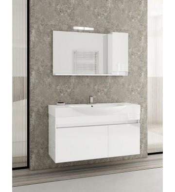 Bathroom Furniture Drop Senso 105 Hanging Furniture Stand, Washbasin, Mirror