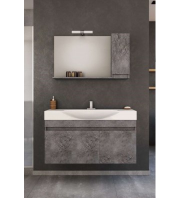Bathroom Furniture Drop Senso 105 Hanging Furniture Stand, Washbasin, Mirror