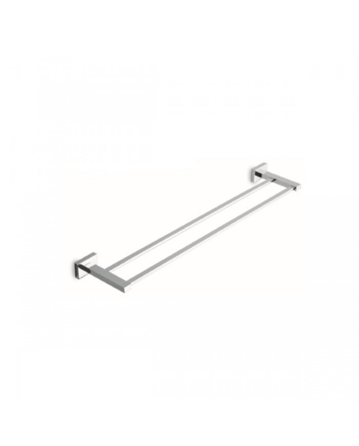 Διπλή πετσετοκρεμάστρα μπάνιου New Colomdo 76048 Karag 62εκ.