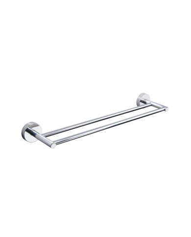 Bathroom towel rail double Uno 1262 Chrome Karag 60cm