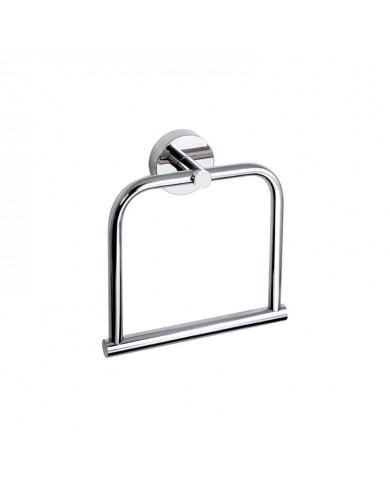 Bathroom towel rail hook square Uno 1224 Chrome Karag