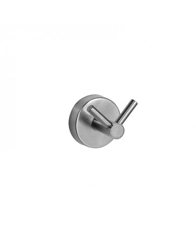 Bathroom hook double Uno 1202 99 Satin Karag