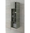Έπιπλο Στήλη Μπάνιου Κρεμαστή Drop Instinct Smoked Oak (40x32x140)