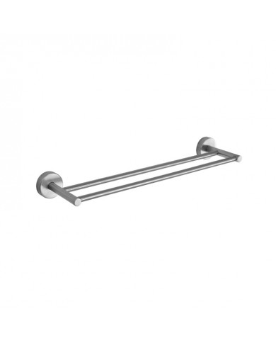 Bathroom towel rail double Uno 1252 99 Satin Karag 50cm