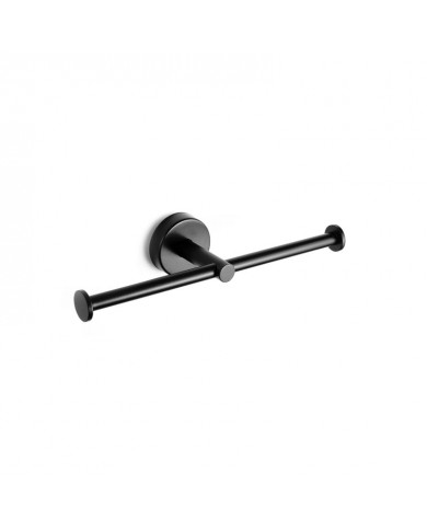 Bathroom toilet paper holder double Uno 1422 55 Matt black Karag