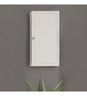 Furniture Bathroom Cabinet Drop Hanging Reversible White Lacquer (35x15x73)