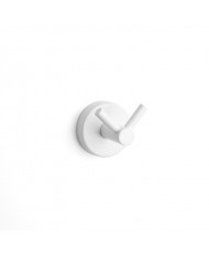 Bathroom hook double Uno 1202 66 Matt white Karag