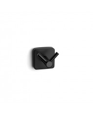 Bathroom hook double Quattro 4202 55 Matt black Karag