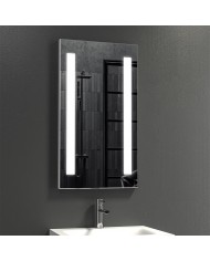 Rectangular bathroom mirror with led lighting PIC003 Karag (90x50x4cm.)
