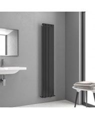 Bathroom Radiator (Heated Towel Rail) Karag Marcello 1800 Black Matt 9.1x31x180cm (5206836063096)