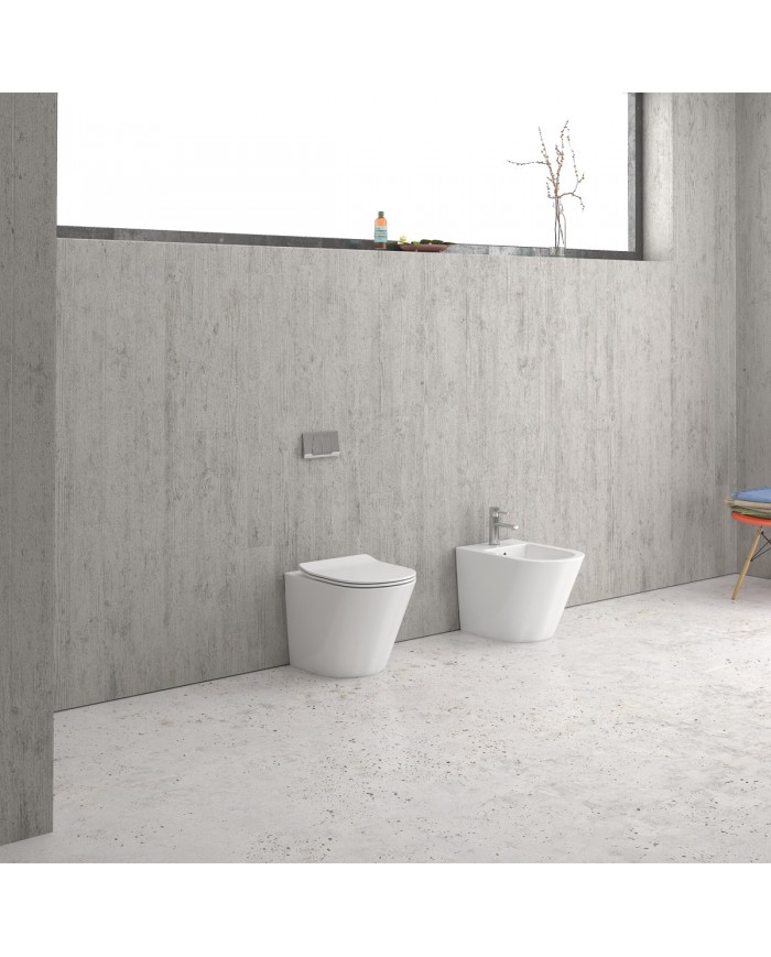 Λεκάνη Μπιντέ Δαπέδου Πορσελάνη Karag Sorrento B 1088