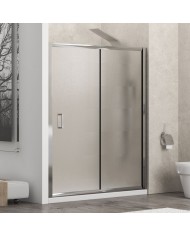 Sliding Entry Door Cabin (wall-to-wall) Karag New Flora 500 Chrome Crystal Fabric 100x180cm (5206836561493)