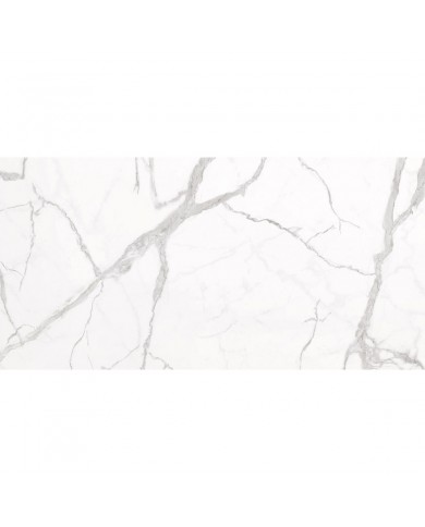 Πλακάκι Retificato Α' Διαλογής Γυαλιστερό Πορσελανάτο Karag Vatican White  60x120cm (5206836079493)