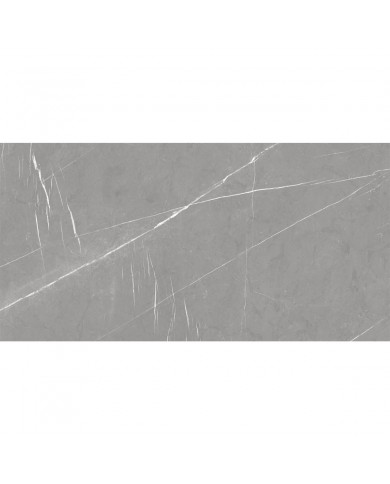 Πλακάκι Retificato Α' Διαλογής Γυαλιστερό Πορσελανάτο Karag Cronos Grey 60x120cm (5206836083834)