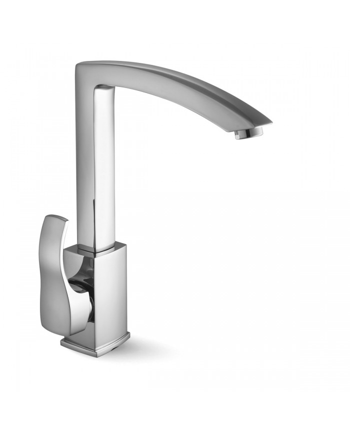 Μπαταρία νεροχύτη πάγκου ψηλή Fagus VN 56 Chrome Karag