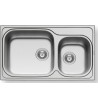 Pyramis Stainless Steel Sink Amaltia PLUS 2B Insert (86x50 cm)