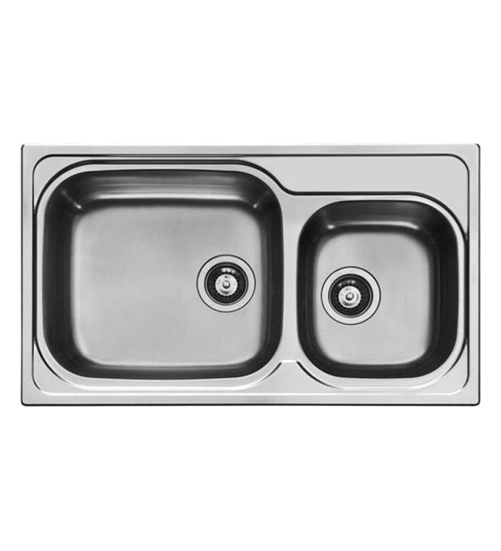 Νεροχύτης Pyramis INOX Amaltia PLUS 2B Ένθετος (86x50 cm)