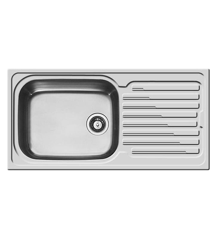 Νεροχύτης Pyramis INOX Amaltia Plus 1B 1D (100x50cm) Ένθετος