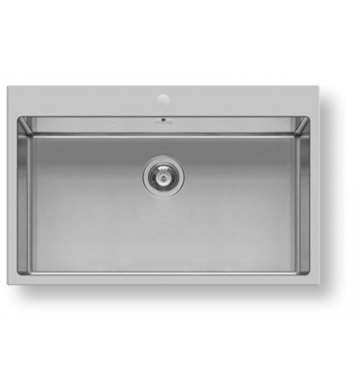 Sink Pyramis Inox Brushed Istros 1B Insert (75.5x51 cm) 101041801