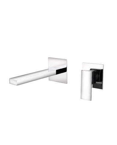 Built-in Basin Mixer & Spout Single Outlet/Two Holes Karag Delos Cromo E02FAQ382-2 (5206836076683)