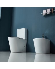 Σετ λεκάνη χαμηλής πίεσης rimless ZINA LT 2149A KARAG