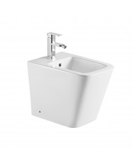 Floor Standing Porcelain Bidet Basin Karag LT 062C White Matt
