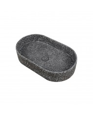 Νιπτήρας επικαθήμενος με βαλβίδα LINUS Volcano CS-0010 KARAG 60x35x12cm