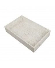 Νιπτήρας επικαθήμενος με βαλβίδα DION Fruitcake CS-0069 KARAG 60x39x12cm