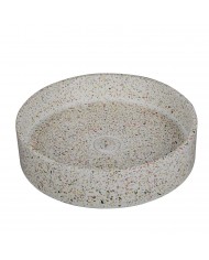 Countertop Washbasin with Valve Karag Elpis Fruitcake CS-0003 Ø42.5x10cm