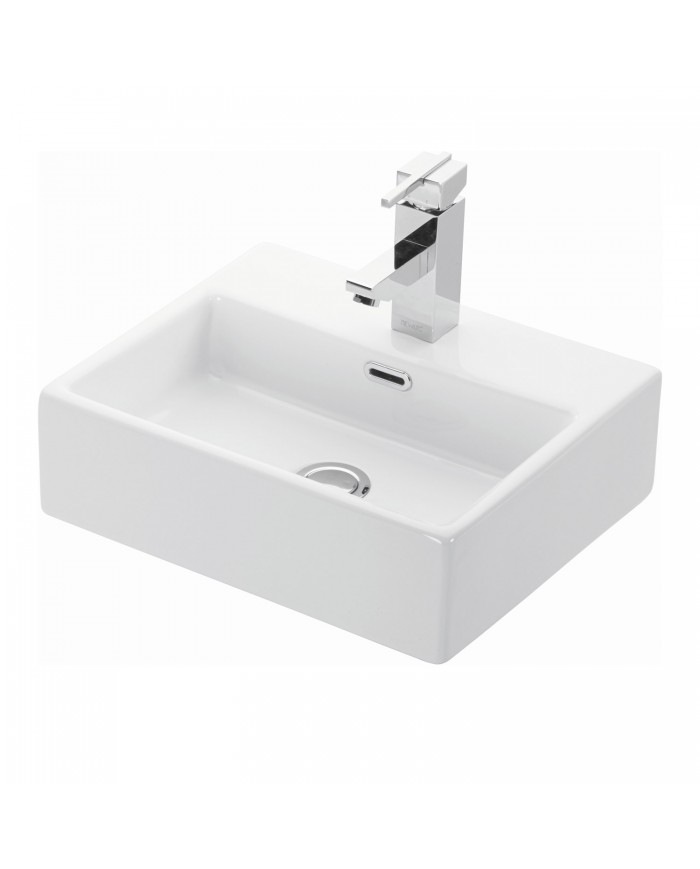 Porcelain Bathroom Sink Wall-Mounted Daphne 53760 Karag 60x42x13cm