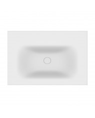 Νιπτήρας για Έπιπλο Μπάνιου Solid Surface (τύπου Corian) Λευκός Eloise 60 Karag 60x46x16cm