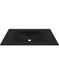 Karag Elleci Deciso 80 Black Keratek BDDEC080BK Vanity Washbasin 80.5x46x12cm