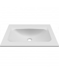Karag Elleci Anim 60 White Keratek Vanity Washbasin BDVIV060WH46 60.5x46.5x12cm