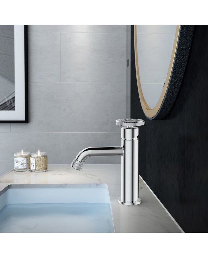Chrome Basin Mixer Karag Inna 23501 (5206836665887)