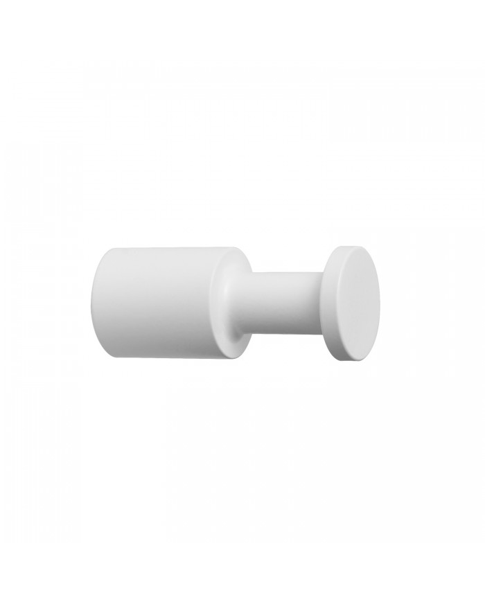 Bathroom hook single Moderno 9601 66 white matt Karag