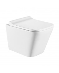 Rimless Hanging Basin with Soft Close cover LT 052E Karag