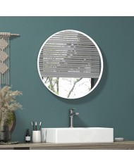Round bathroom mirror with led lighting April Karag (Ø60cm.)