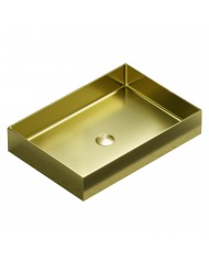 Countertop Stainless Steel Sink Karag Saturn Oro BB9812-BG 55x38x10cm