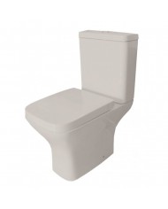 Porcelain Rimless Inter Ceramic ICC 7837PP Nano Porcelain Set Basin White Floor & Basin & Cover (ICC 7837PP Nano)