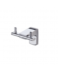 Bathroom Hook Double Inox Silver Tema Premium 71023