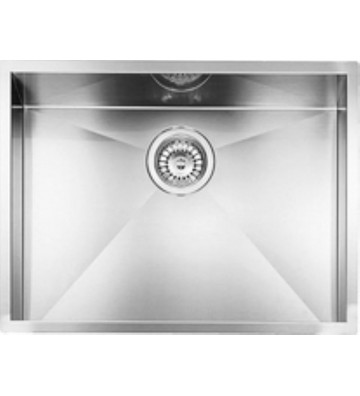 Νεροχύτης Sanitec Ανοξείδωτος Υποκαθήμενος Λείος (Σατινέ) (52 x 40) (11908)