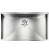 Sanitec Inox Filo Quadra Satin Insert Sink (77 x 45) (11906)
