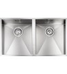 Sanitec Stainless Steel Sink Filo Quadra 11909 Satin Insert (72 x 40)