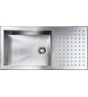 Sink Sanitec Inox Punto Quadra 10906 Satin Insert (100 x 50)