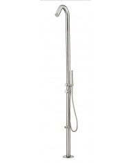 Outdoor Shower Column - Pool 3 Outlets Chrome Matt Tema 6017 Stainless Steel SS 316