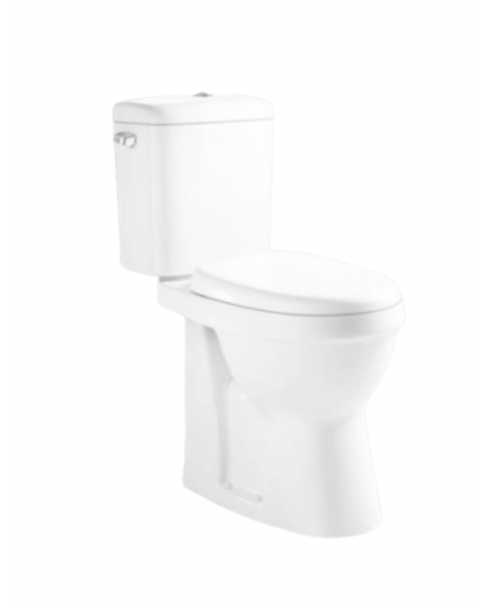 Λεκάνη Σετ New Matisse AMEA Χ.Π. Κατωστόμια με Κάλυμμα Ενισχυμένο Antibacterial Soft Close & Καζανάκι (Amco 093A S-Trap)