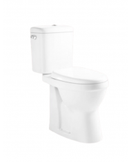 Λεκάνη Σετ New Matisse AMEA Χ.Π. Κατωστόμια με Κάλυμμα Ενισχυμένο Antibacterial Soft Close & Καζανάκι (Amco 093A S-Trap)