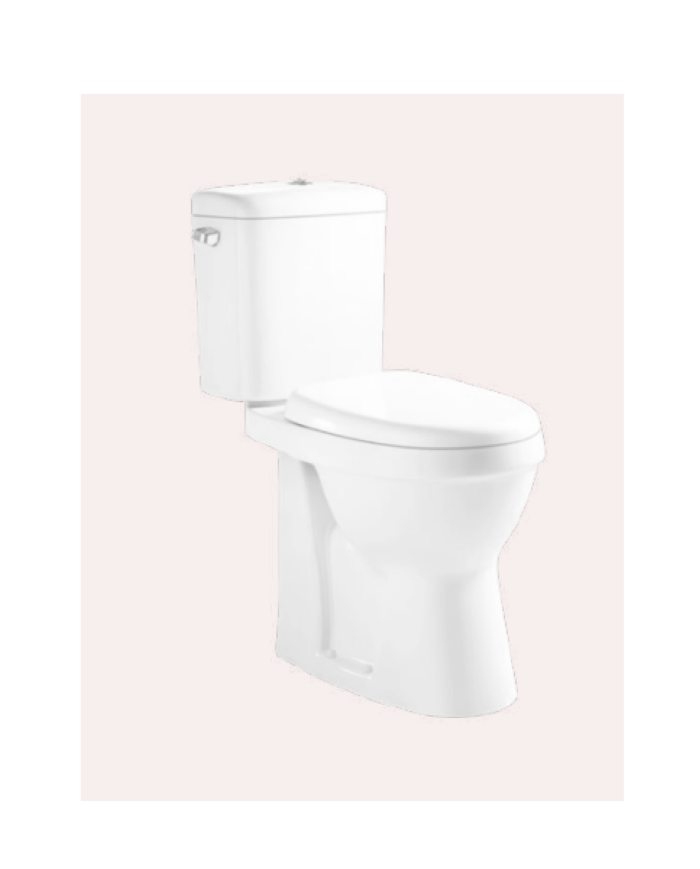 Λεκάνη Σετ New Matisse AMEA Χ.Π. Κατωστόμια με Κάλυμμα Ενισχυμένο Antibacterial Soft Close & Καζανάκι (Amco 093A S-Trap)