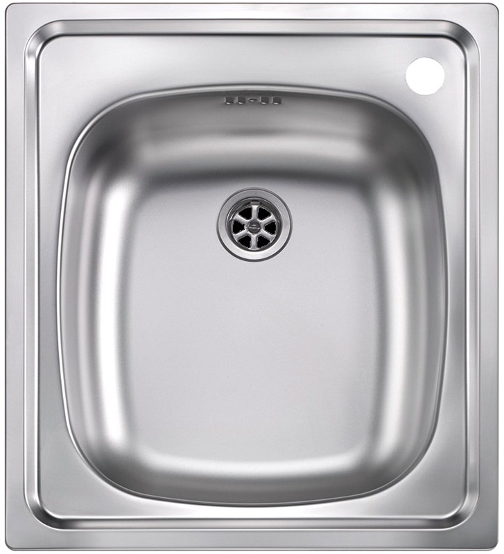 Νεροχύτης Sanitec ΙΝΟΧ Ένθετος  Αγυάλιστος 44 x 50 1V  (11934)