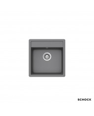 Νεροχύτης Ένθετος Schock Cristalite Manhattan Μία Γούρνα 49x51 Χρώμα:  Cromat Granite